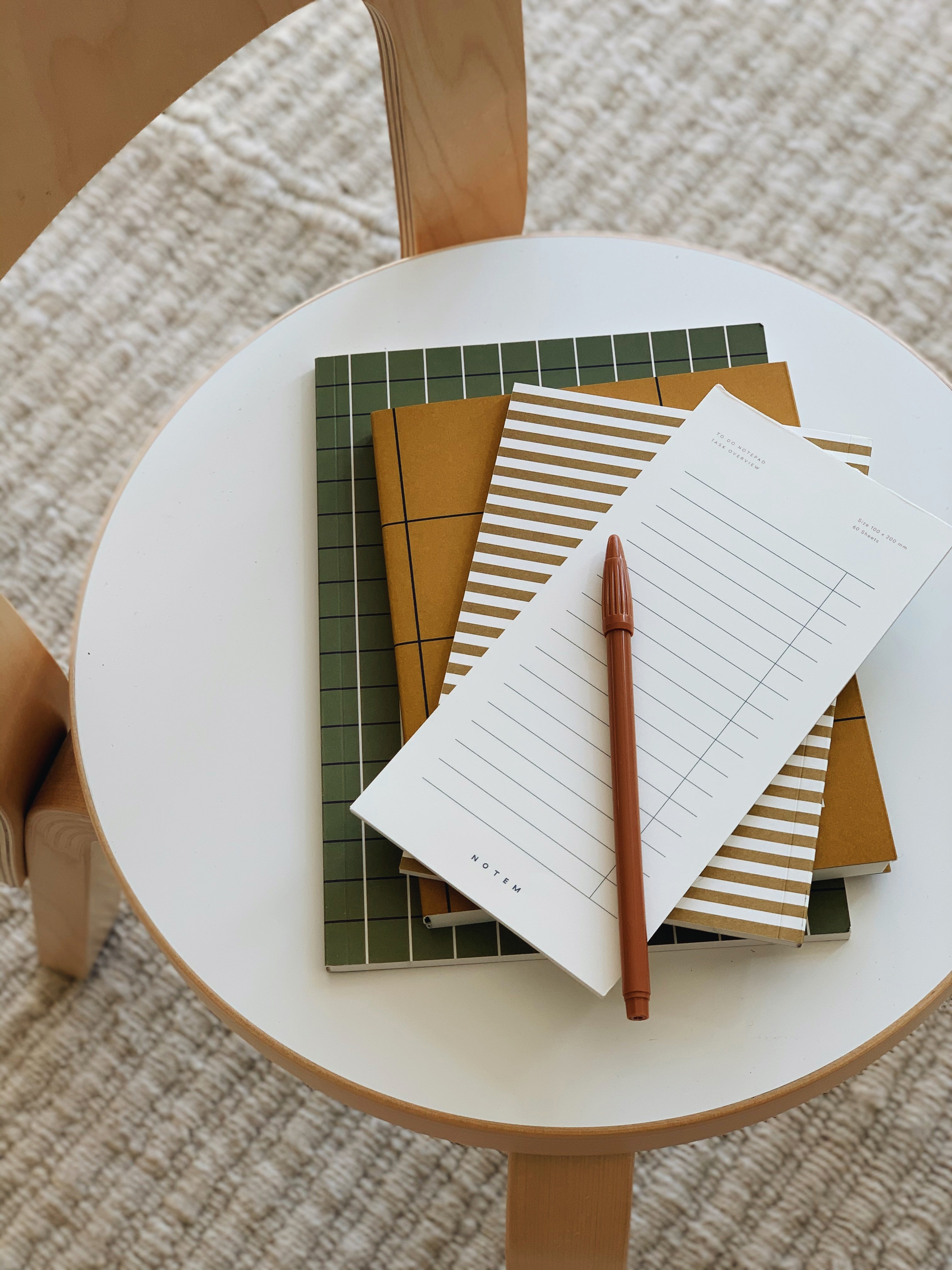 VITA notesbog, medium - Green Grid